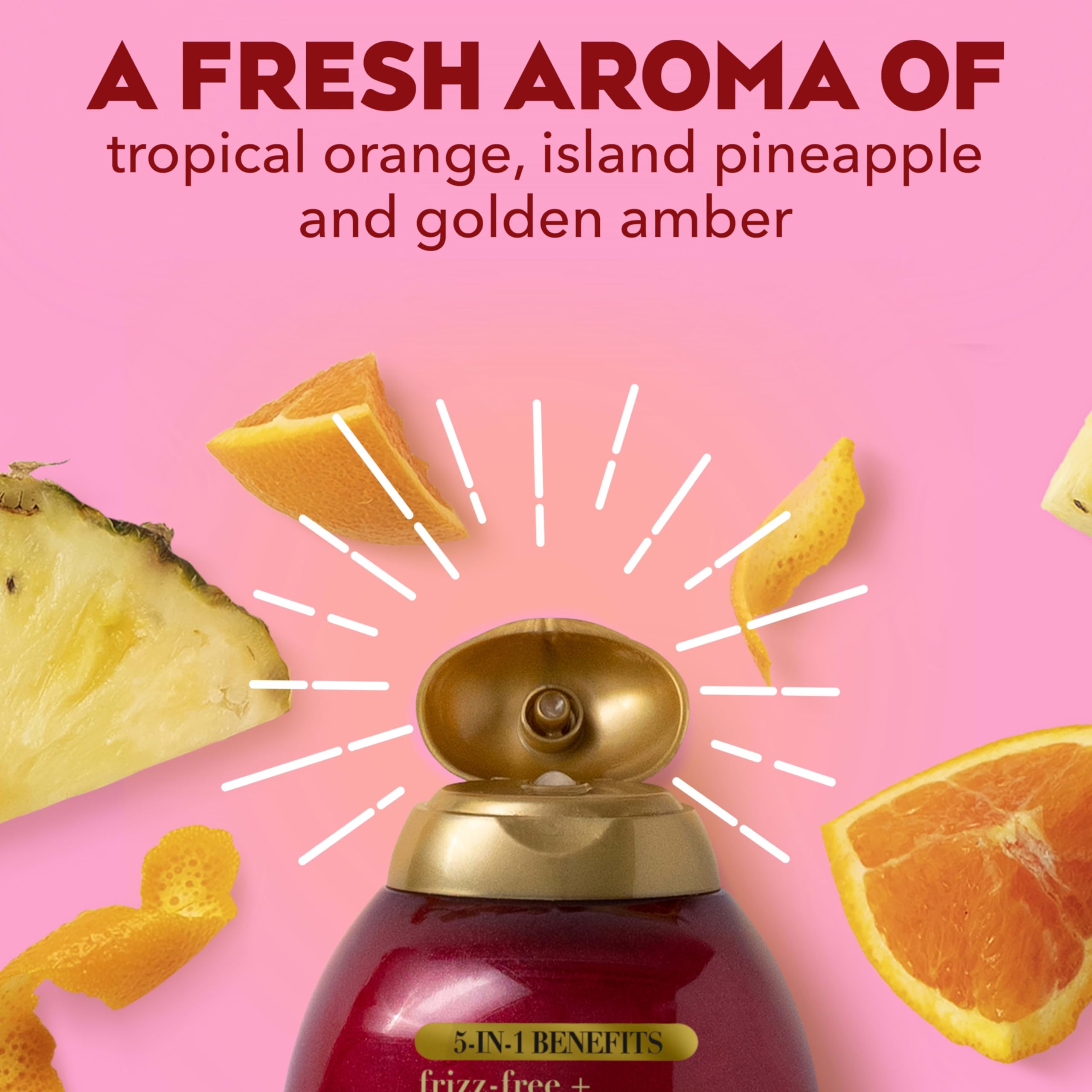 OGX Frizz-Free + Keratin Smoothing Oil Conditioner, 25.4 fl oz